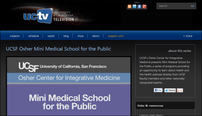 UCSF Osher Mini Medical School for the Public